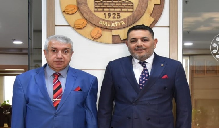 Başkan Ahmet İmrek'in Malatya TSO Başaknı Sadıkoğlunu Ziyareti